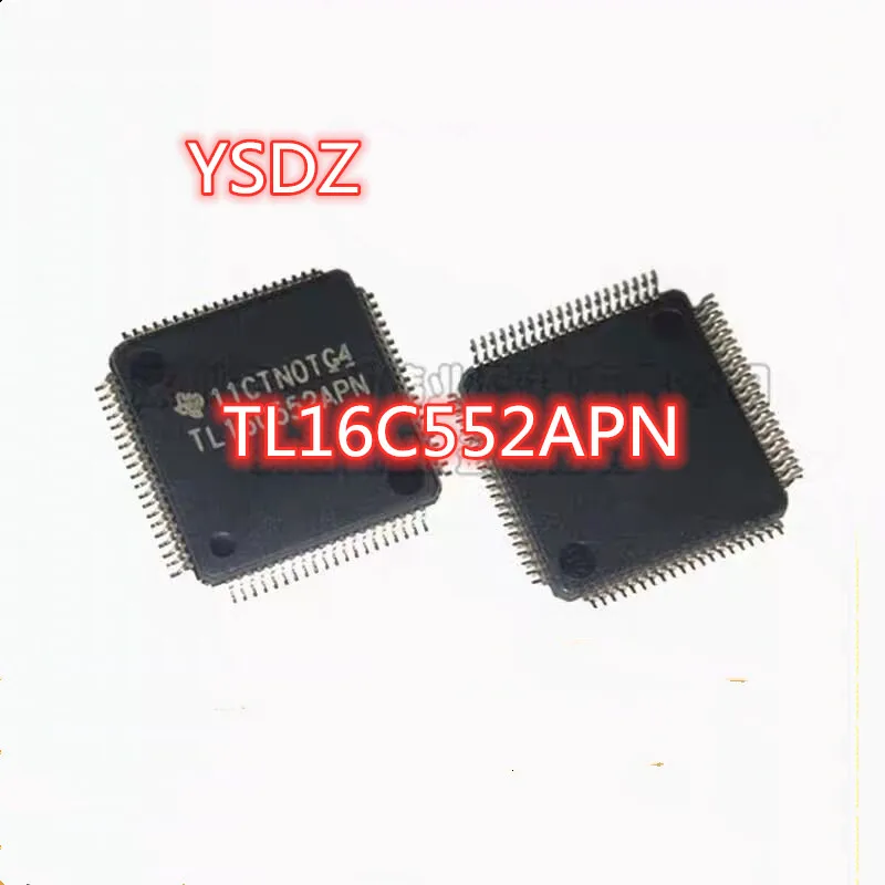 Original TL16C552APN TL16C552 LQFP80, novo, 2-10pcs por lote