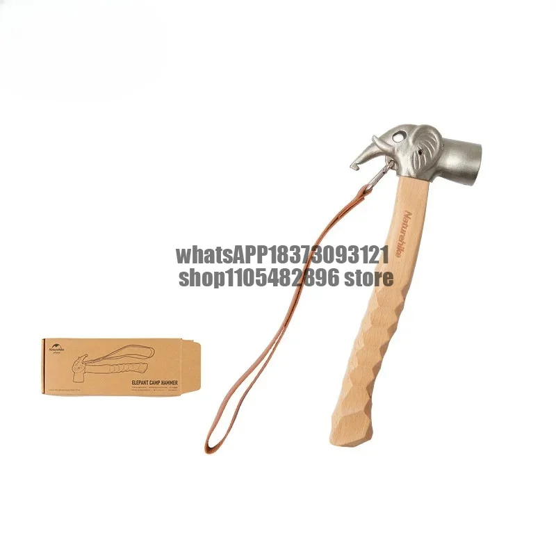 Naturehike 2023 New Multi-functional Camp Hammer Outdoor Camping Equipment Tent Nail Hammer Stainless Steel Hammer