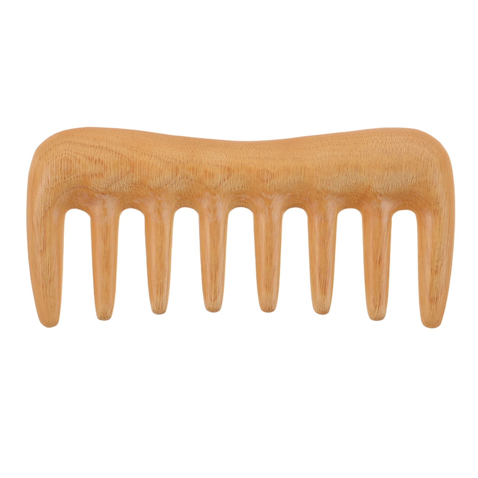 

Natural Wooden Scalp Massage Comb Sturdy Boxwood Wide Tooth Detangling Head Guasha Tool Portable Anti-Static Hairdressing Brush