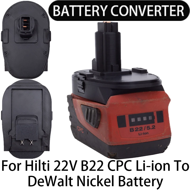 

Adapter for DeWalt Nickel Tools Convert to Hilti 22V B22 CPC Li-Ion Battery Adapter Power Tool Accessories