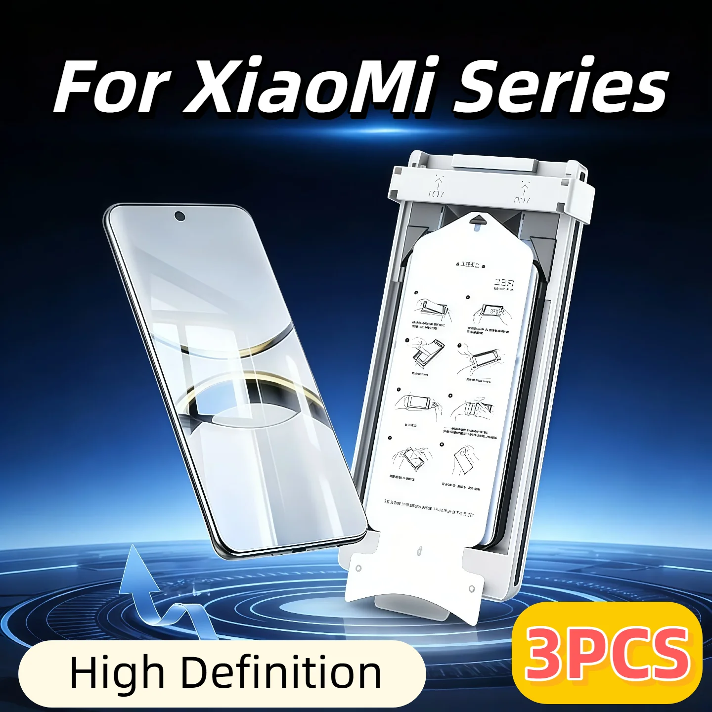 

3Pcs For XIAO MI Mi 15Ultra 14Ultra 15S pro 14 15 Pro Ultra Screen Protector No Dust Easy Install Kit Not Tempered Glass