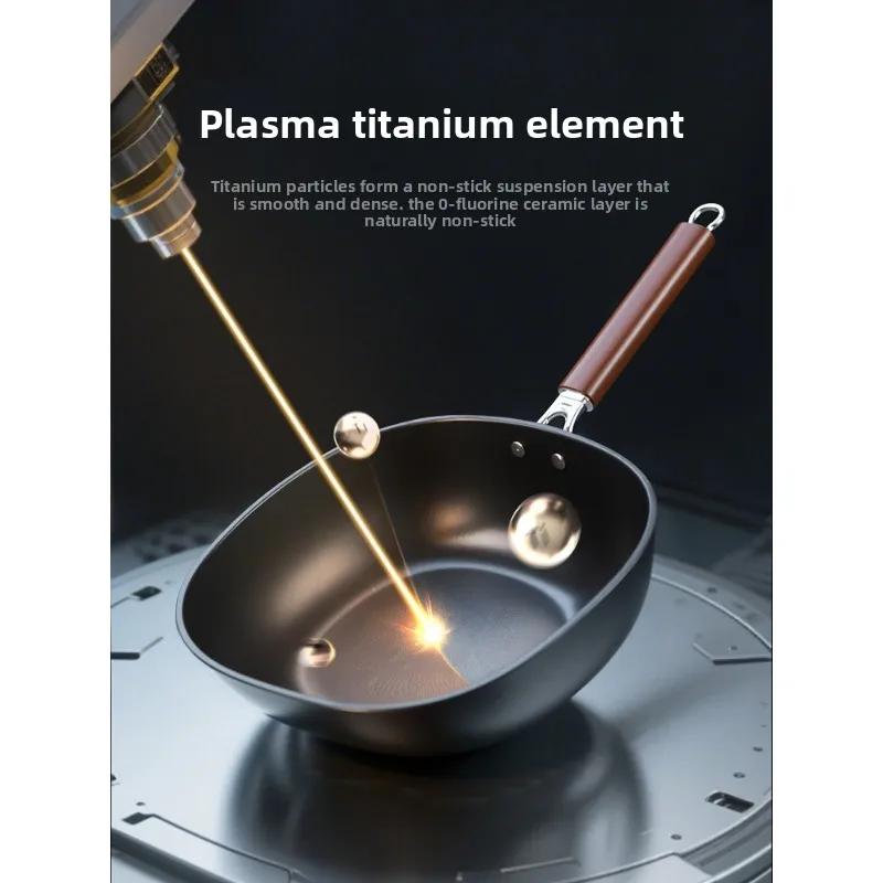 

Есть титановый вок, сковорода без покрытия с антипригарным покрытием, индукционная плита, газовая плита, бытовая железная сковорода, квадратная сковорода микрода.