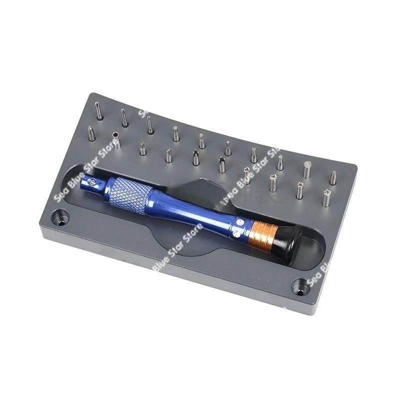 

Watch repair tools, special-shaped screwdriver combination 20 heads interchangeable multi-specification multi-function special