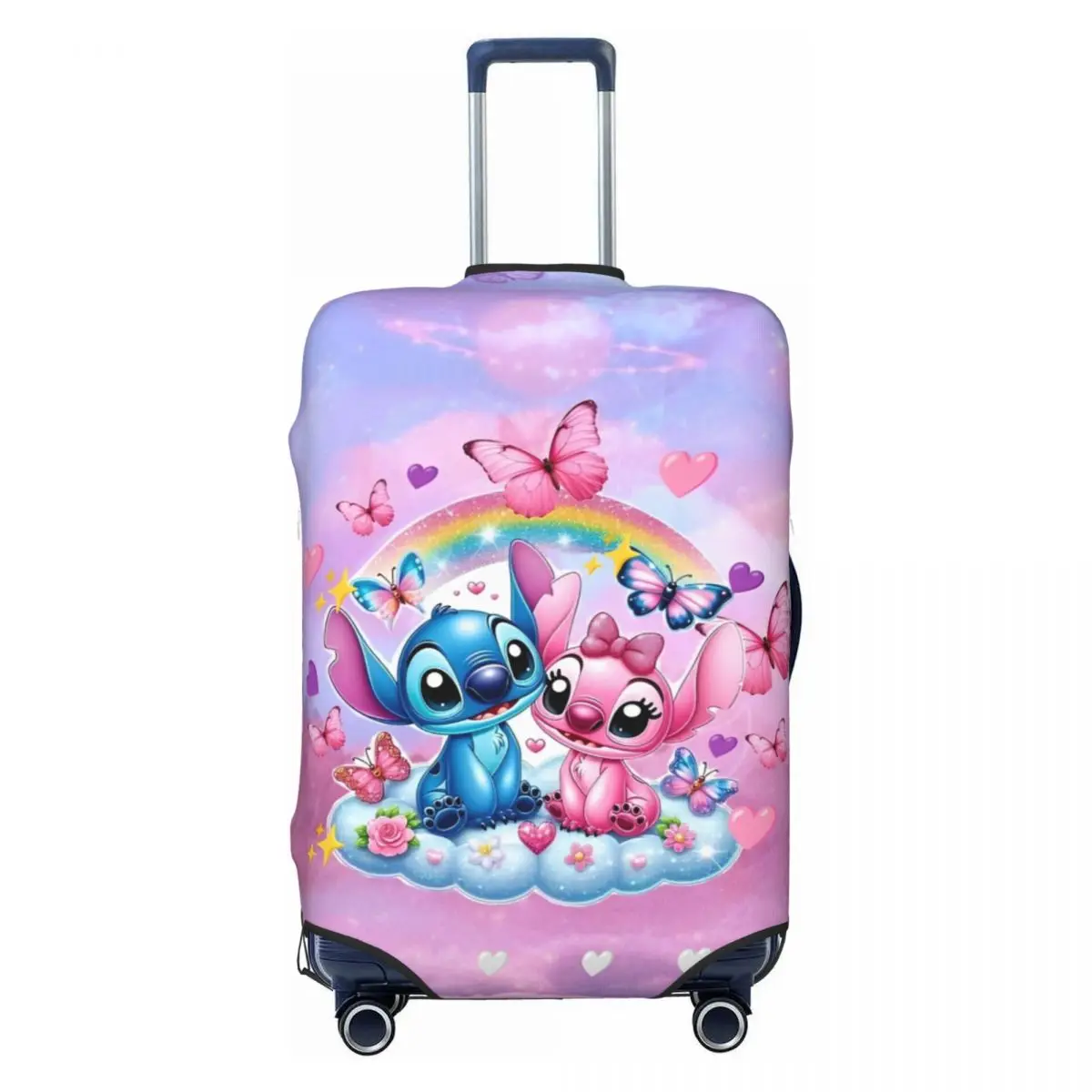 

Чехол для чемодана с мультяшным принтом, практичная защита для круизной поездки, принадлежности для багажа, полета