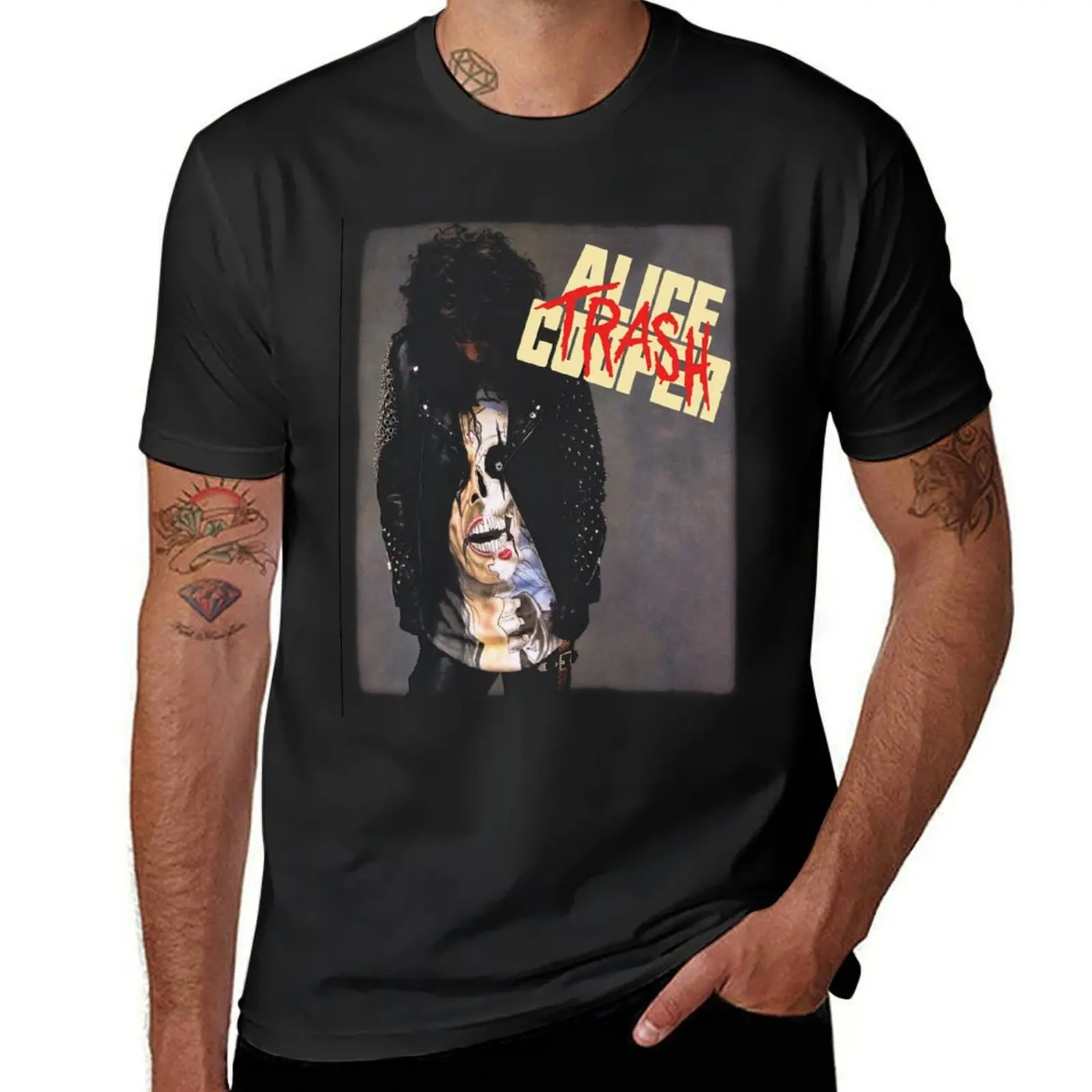 

ALICE COOPER TRASH! T-Shirt sports fans vintage new edition mens tall t shirts
