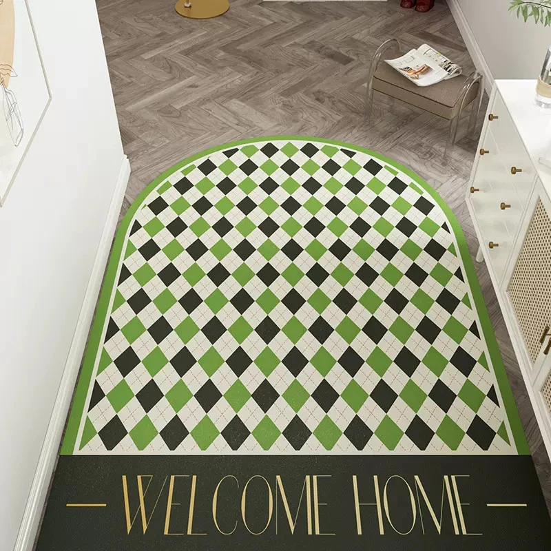 

Light Luxury Entry Door Mats Corridor Aisle Rug Kitchen Oil-proof Non-slip Rugs Bathroom Waterproof Carpet Home Balcony Carpets