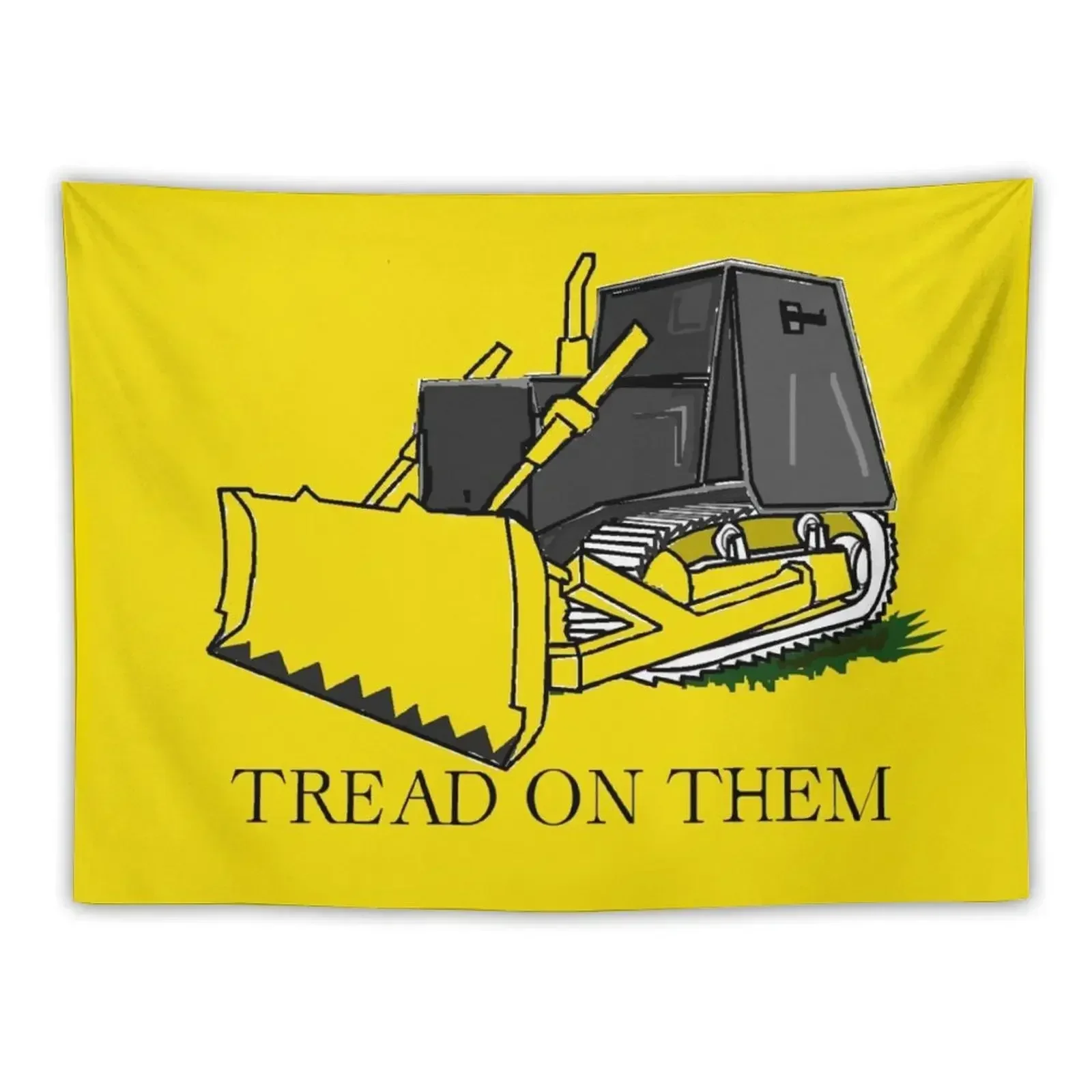 Marvin Heemeyer: Tread on them, Killdozer Tapestry Wall Mural Room Decor Tapestry