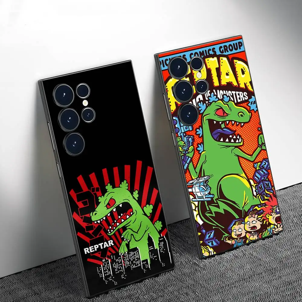 

Reptar King Of The Monsters Phone Case Phone Case For Samsung Galaxy S25 S24 S22 S23 Ultra S21 S20 Plus Frosted Full Soft Case
