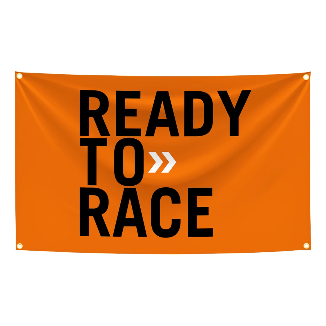 Dirt Bike Ready To Race Flag 3x5 Ft Polyester Banner With Brass Grommets For Garage Motocross Decor Tapestry