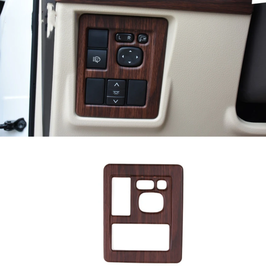 

Headlights Switch Button Cover Car Interior Decoration Styling Accessories Parts For Toyota Land Cruiser Prado 150 2018-2020