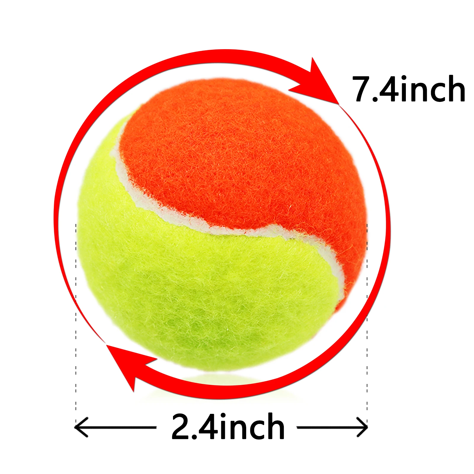 12/24 Pack High Elasticity Resistant Tennis Ball Training Professional Game Balls Sports Massage Club School Drop Shipping