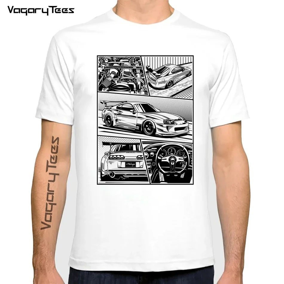 JDM Legends Fashion Summer T Shirt Fragment RWB 964. Details T-shirt White Jdm Boost Turbo Japanese Car Fans Racing Race Tshirt