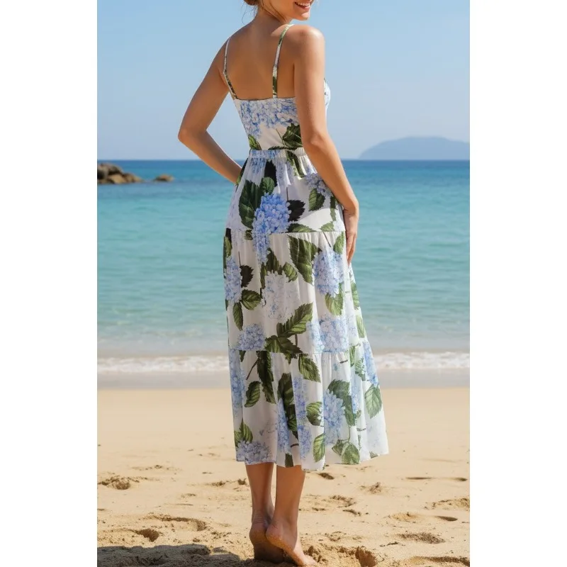 Push Up One Piece Swimsuit with Beach Skirt Retro Swimwear Women Sexy Bathing Suit Solid Beachwear Monokini Swim Summer
