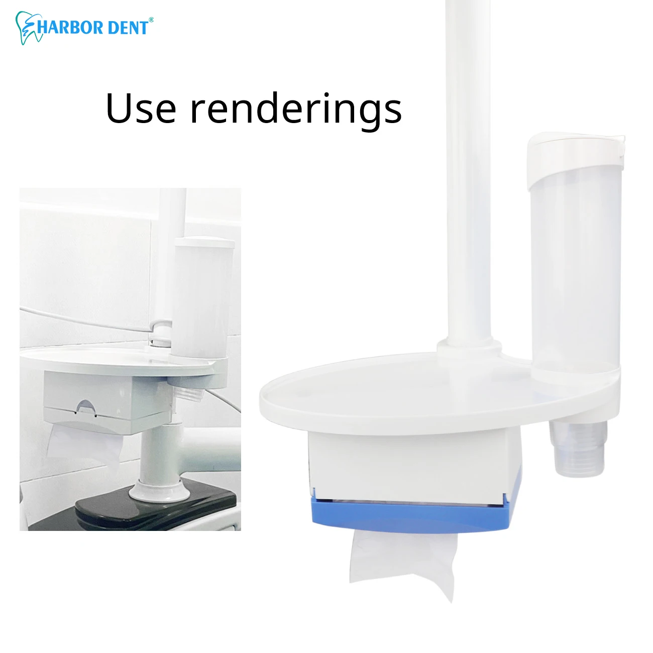 

Dental Chair Scaler Tray Paper Tissue Box Cup Storage Holder Dentist Oral Care Parts Instrument Dentistry Accessories 3 color
