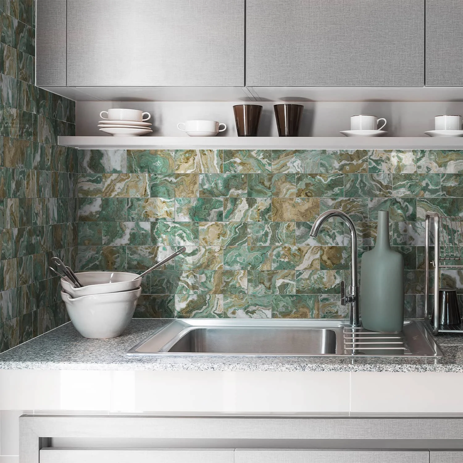 

Thickened crystal foam self-adhesive ceramic tile sticker, waterproof and oil proof, suitable for indoor home decoration