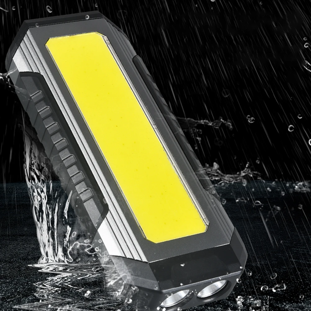 LED COB Flashlight Multifunctional with Magnet Flashlight Searchlight TYPE-C Charging Service Work Light for Outdoor Accessories