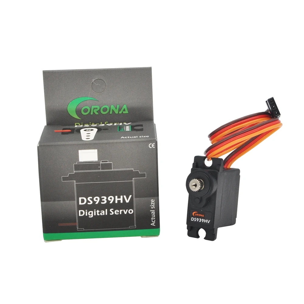 Corona DS939HV 2.8kg 0.12sec 12.5g Digital Metal Gear Mini Servo for Industrial DIY Hobby Robotics RC Airplane Car Model