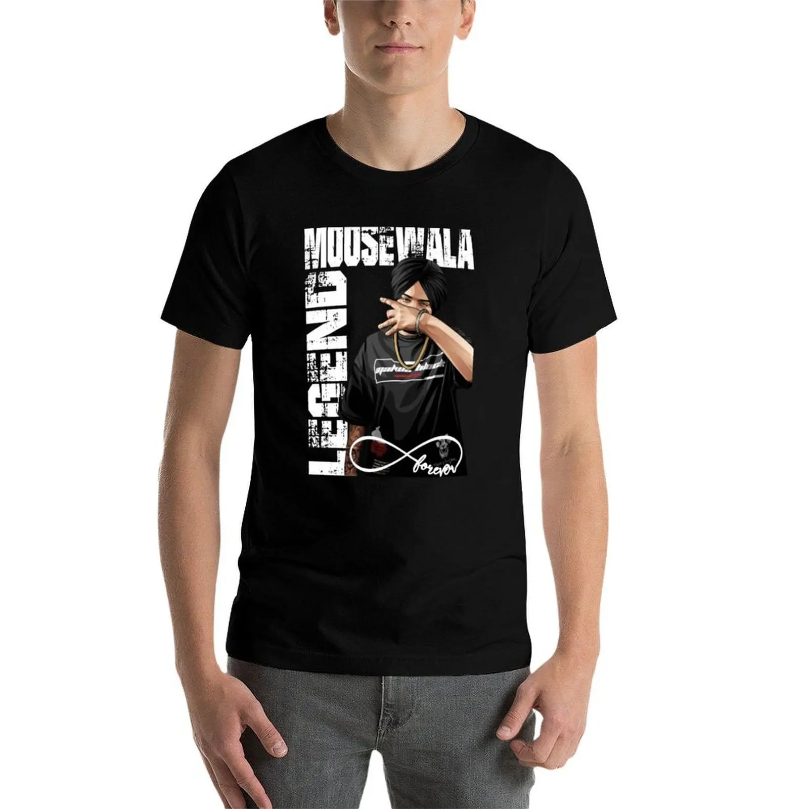 

sidhu moose wala sticker T-Shirt t shirts for man cotton man t shirts graphic T-Shirt