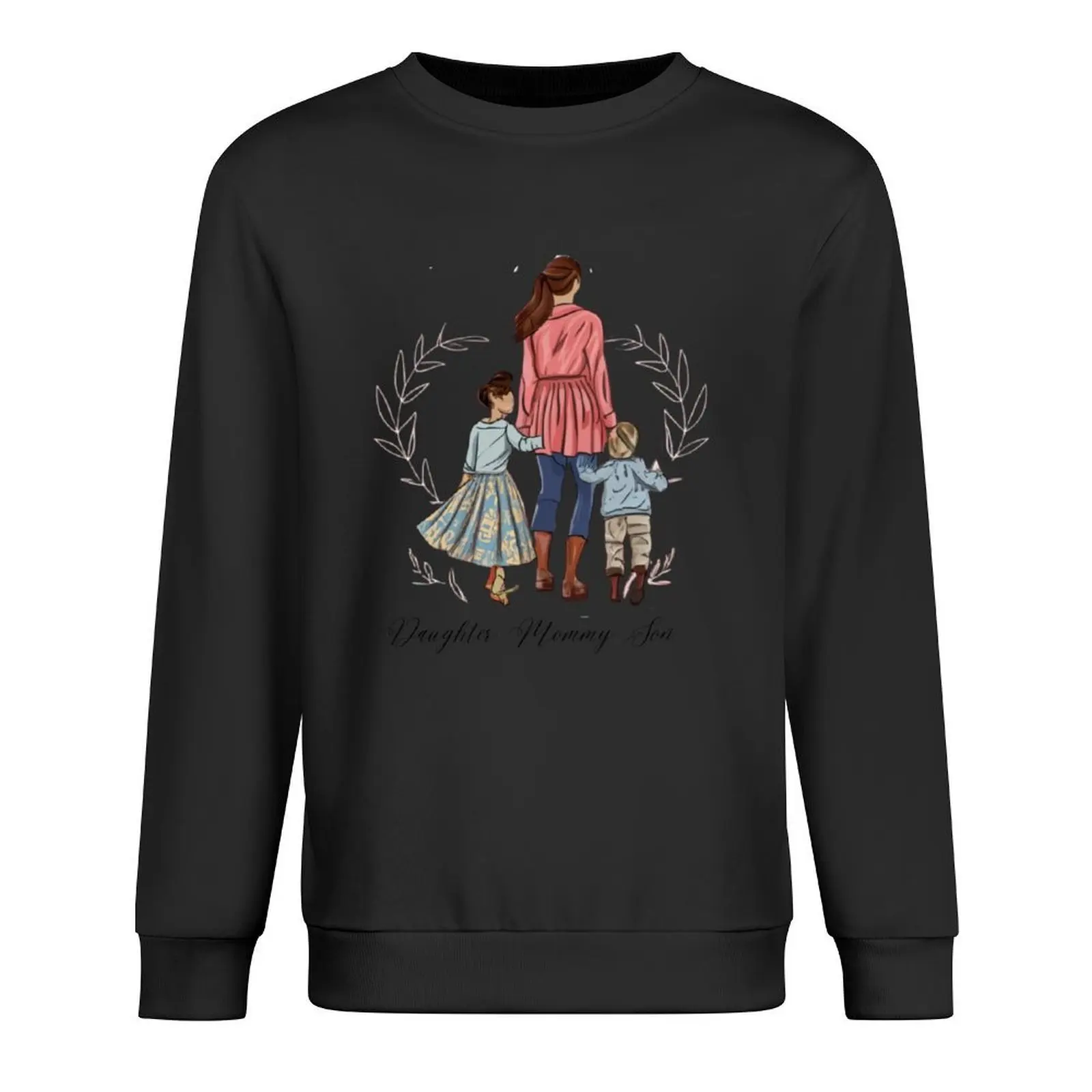 

Daughter Mother and Son Pullover mens clothes autumn clothes tracksuit autumn new products pullover