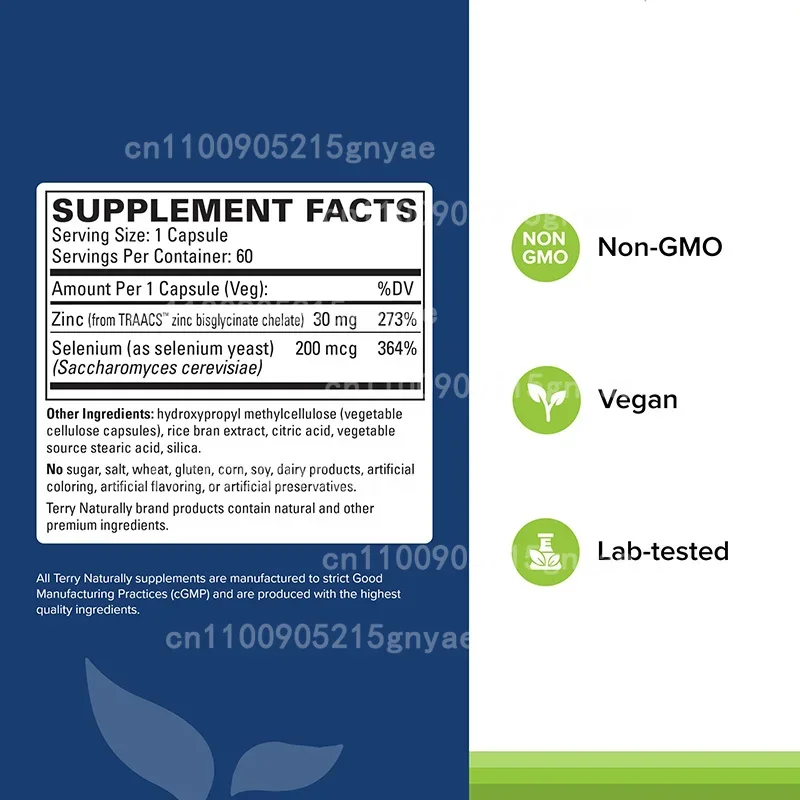 Zinc 50mg Immune Support Gummies Supports Radiant Skin & Immune Health Vegetarian, Non-GMO 60 Count