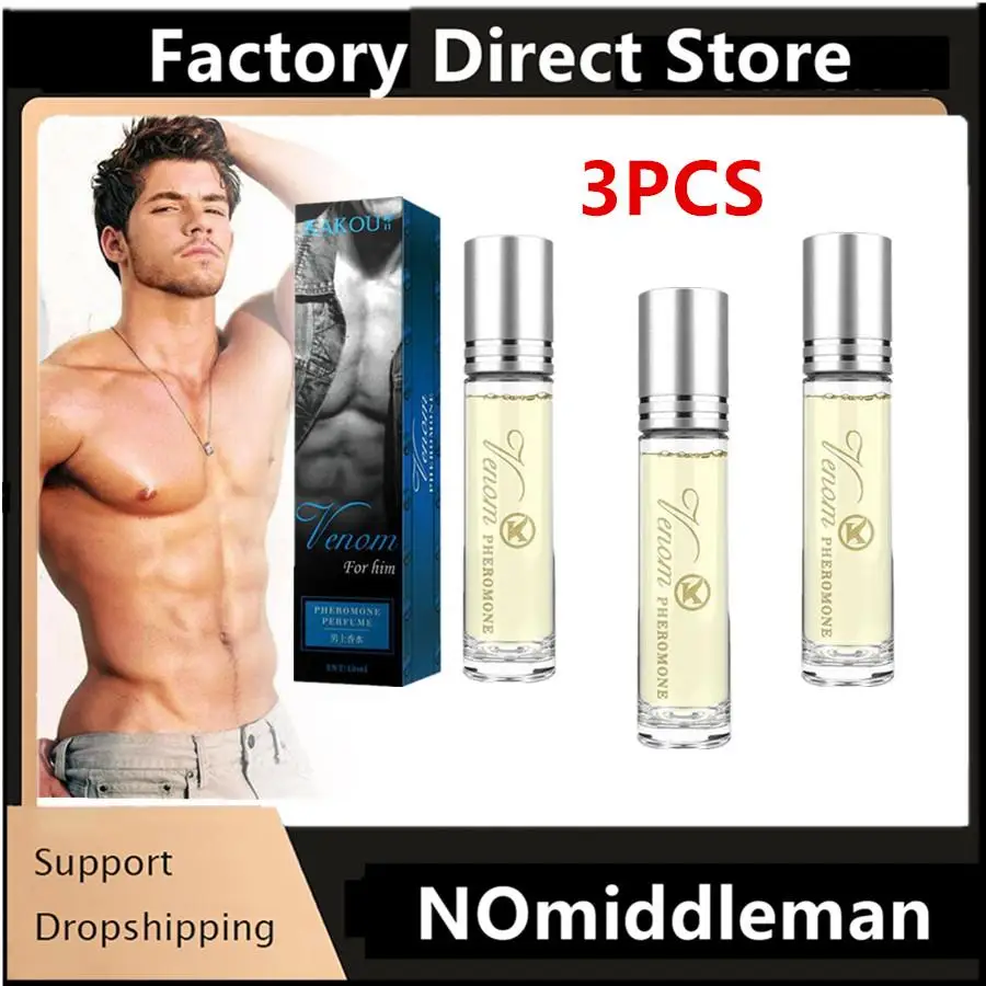 

3X 10ml Perfume for Men Women Ball Perfume Mens Pheromone Essential Oil Perfume Attracts The Opposite Sex Lasting Fragrance