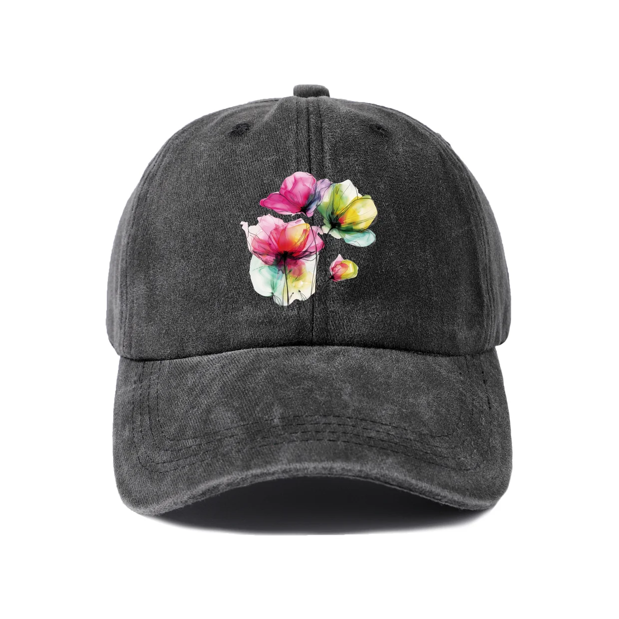 Playful Animal Friends Baseball Cap, Vintage Washed Adjustable Unisex Dad Hat, Streetwear Gift