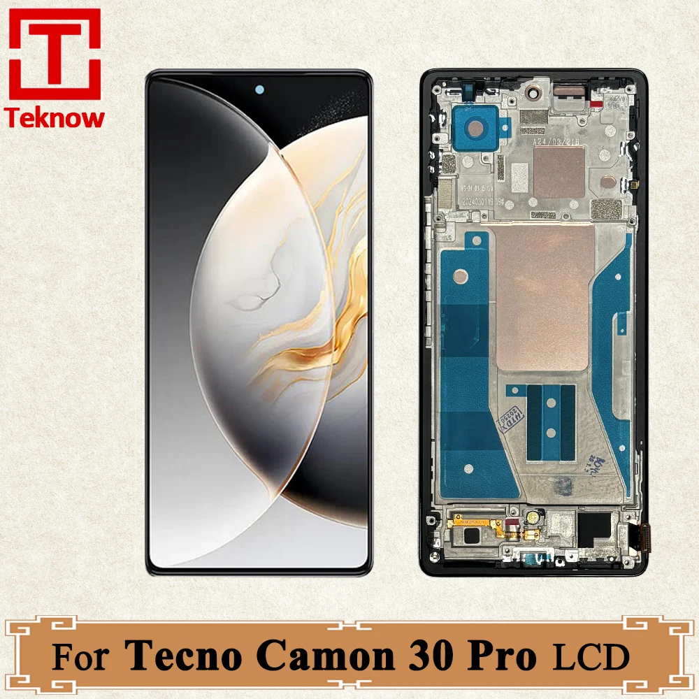 

AMOLED 6.78" For Tecno Camon 30 Pro LCD Display CL8 Touch Screen Digitizer Assembly Replacement For Tecno Camon 30 Pro 5g LCD