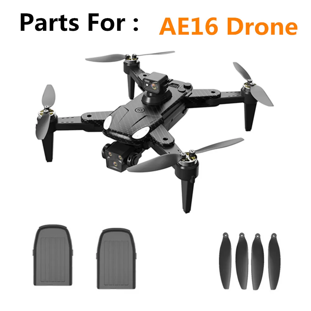 AE16 Drone Battery Accessories 7.4v 300Mah /Propeller Blade / AE16 Drone Original Spare Parts AE16 Dron Battery