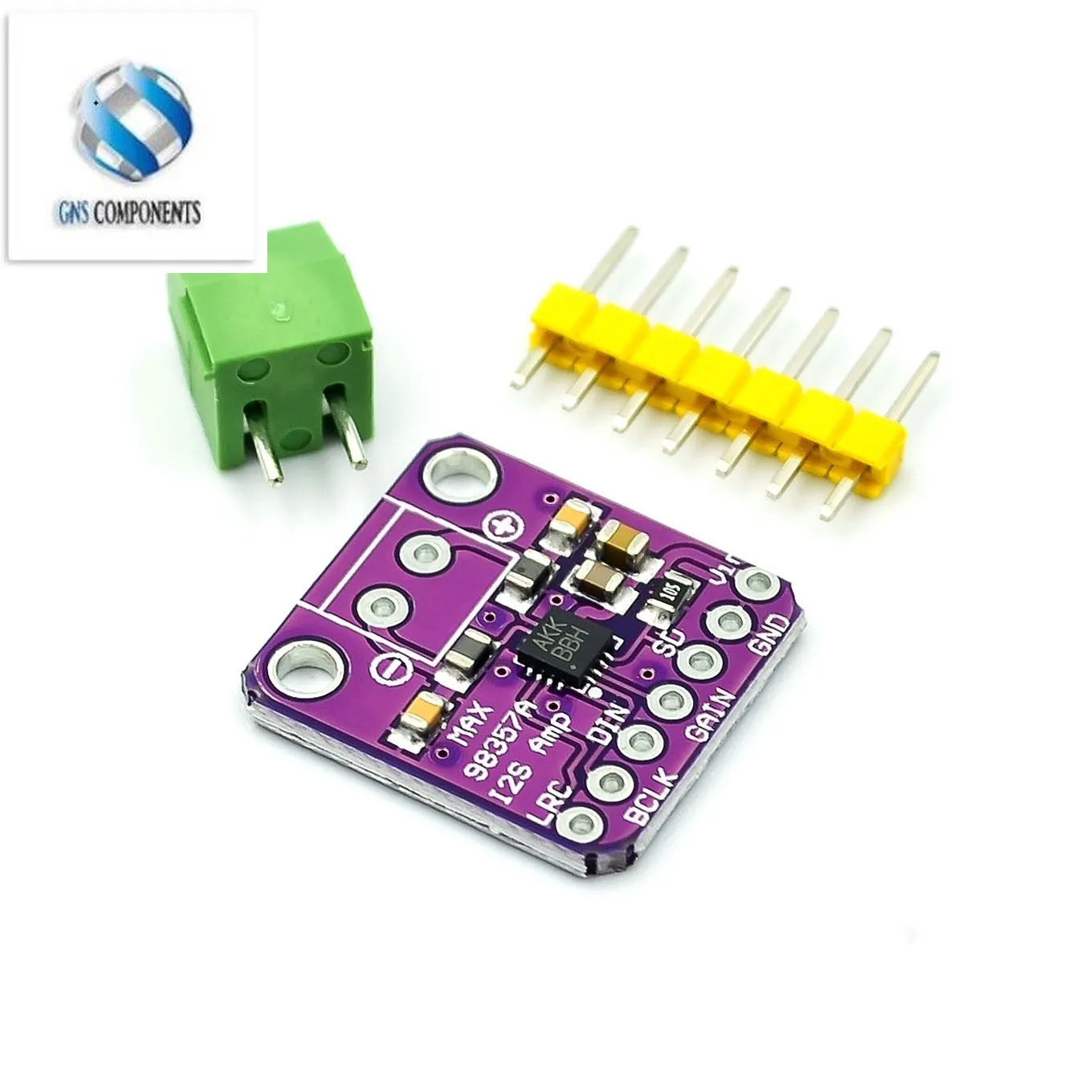 Max98357 I2S 3W Class D Amplifier Breakout Interface Dac Decoder Module Filterless Audio Board For for Raspberry Pi Esp32