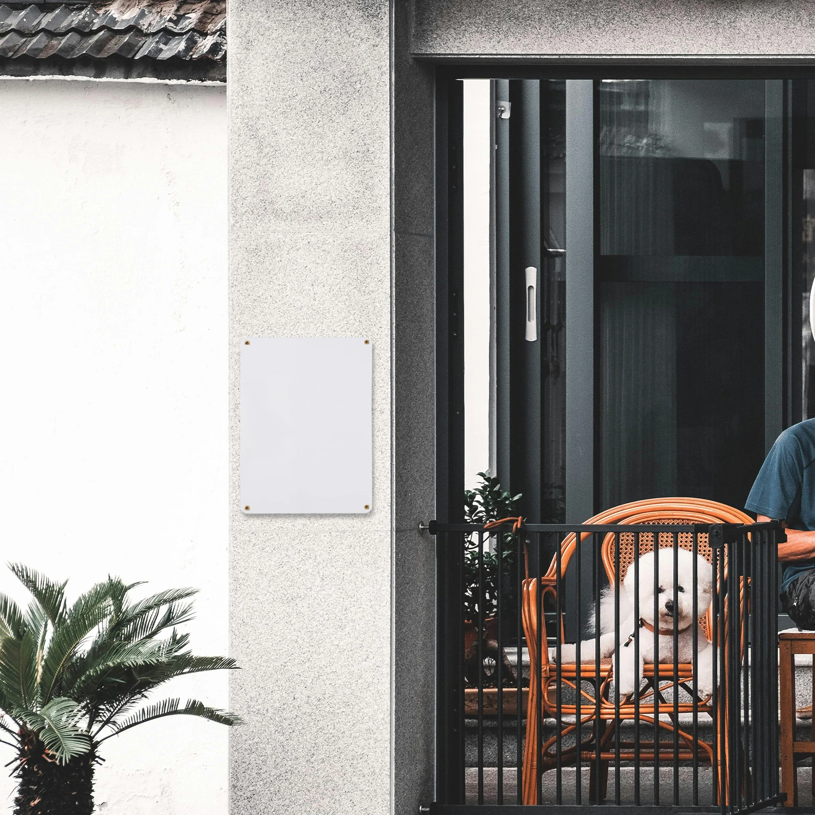 Blank Sign Yard Signs Crafting Metal Plate Blanks for Sublimation Printing Material Versatile Use Signs Yard