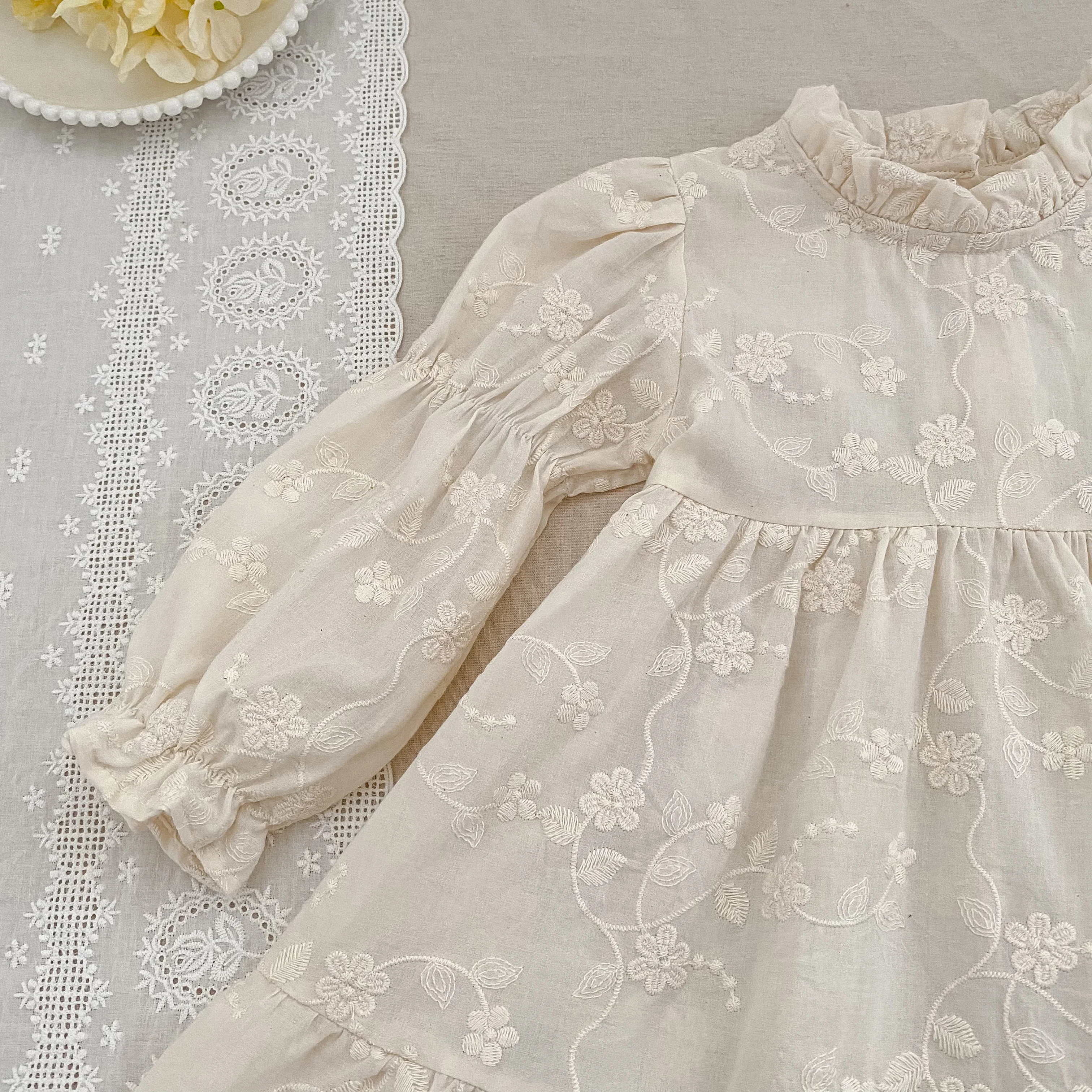 Neue Herbst 0-6Yrs Schwester Kleid Mädchen Party Kleid Baby Mädchen Stickerei Strampler Schwester Geburtstag Party Baumwolle Kinder Prinzessin Kleider – Detail 15