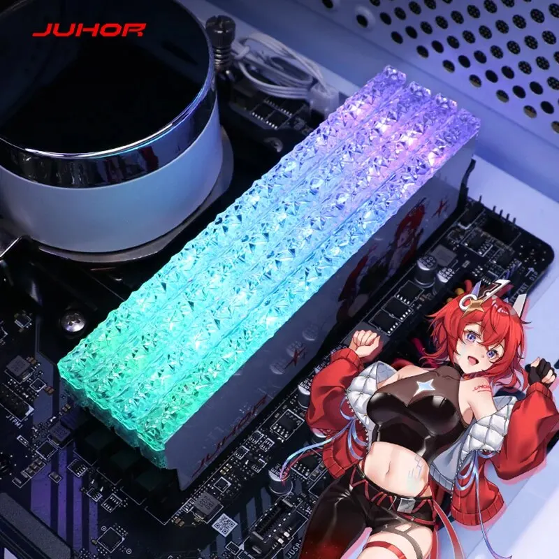 JUHOR DDR5 RGB Memory 16GB 6400MHz 6800MHz Hynix Original Chip Desktop Computer Ram