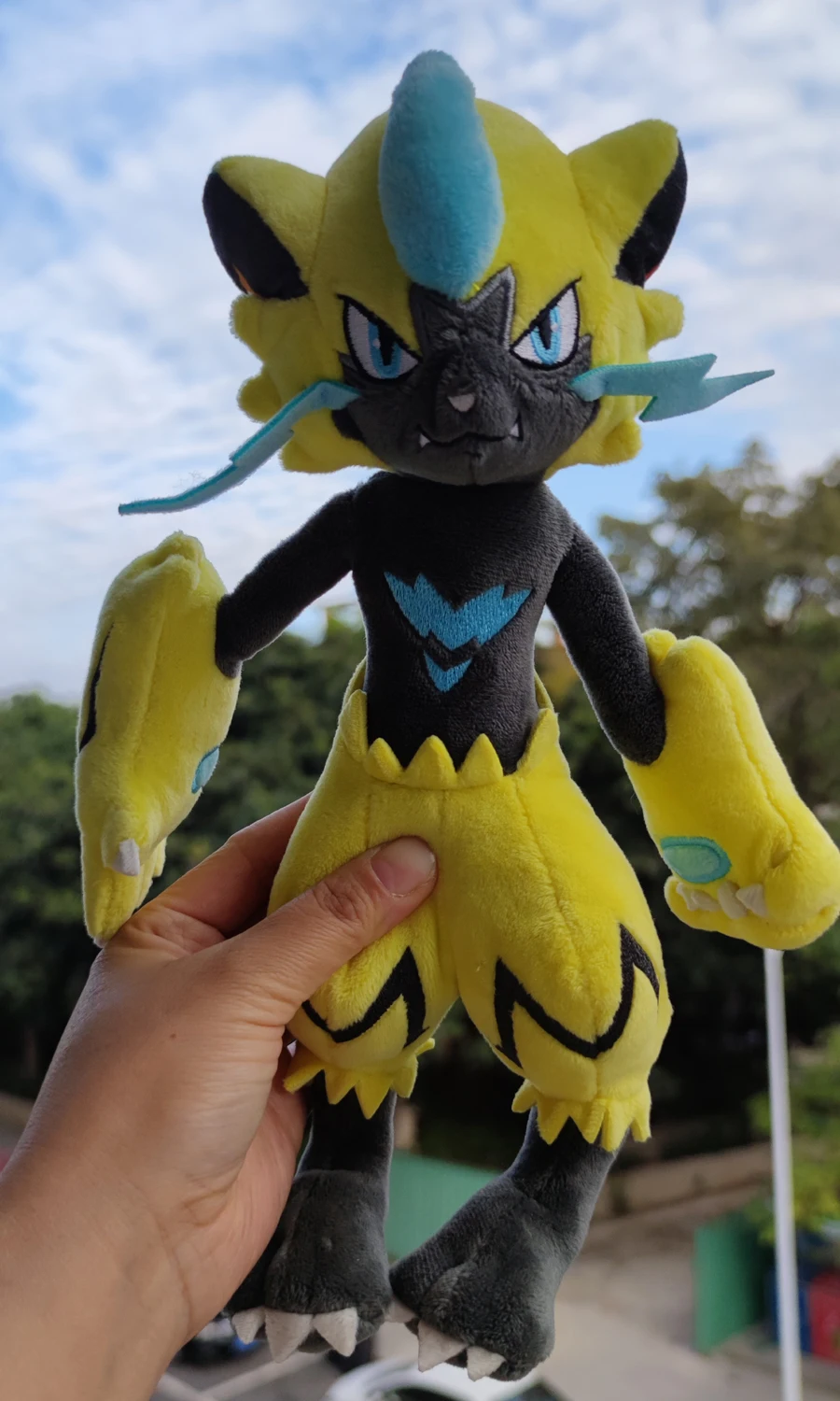 

Мягкая плюшевая игрушка Pokemon Zeraora, новинка, 12 дюймов