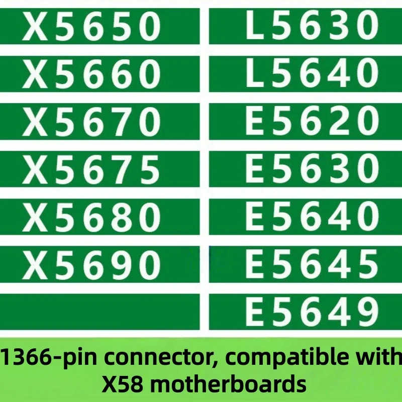 

1 piece X5650 X5660 X5670 X5675 X5680 X5690 L5640 E5645 E5649 1366 needles