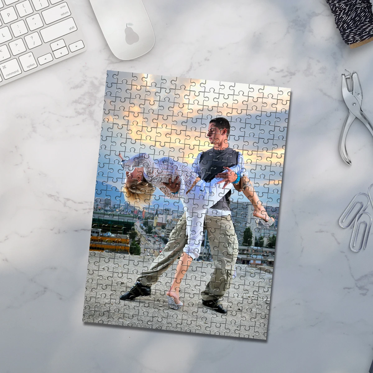 35/300/500/1047pcs Personalized Custom Photo Puzzle couple Custom Your Own Photo/Picture Gift For Holiday Party Wedding Birthday