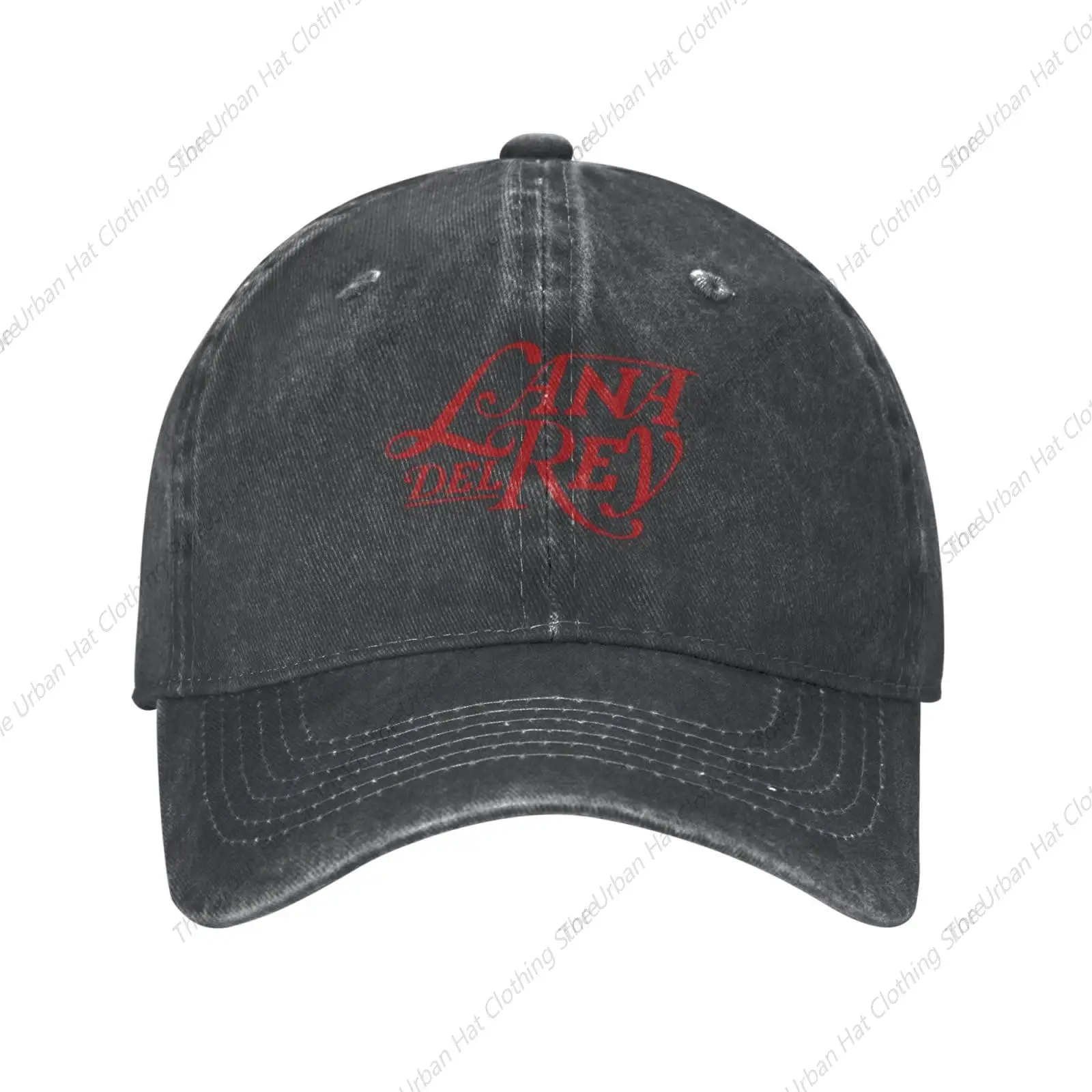 

Lana Music del and Rey Baseball Cap Cotton Vintage Adult Classic Denim Trucker Hat Washed Adjustable for Unisex Man Woman