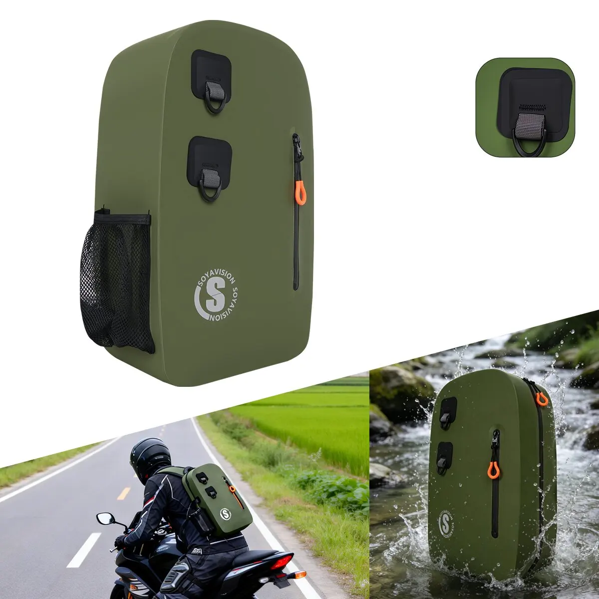 

Waterproof Cycling bag Lure Backpack Multifunctional Fishing Bag Capacity Crossbody Shoulder Bag Outdoor Wading Fishing Gear Bag