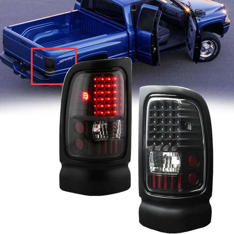 

Smoked Lens LED Tail Light Taillight for Dodge RAM 1500 2500 3500 1994-2001 Rear Turn Signal Parking Brake Lamp Assembly\