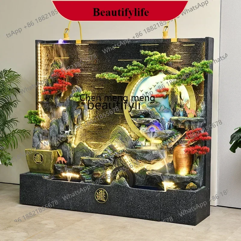 

G153 New Chinese fountain landscape floor-to-ceiling ornaments outdoor courtyard lucky decoration gifts