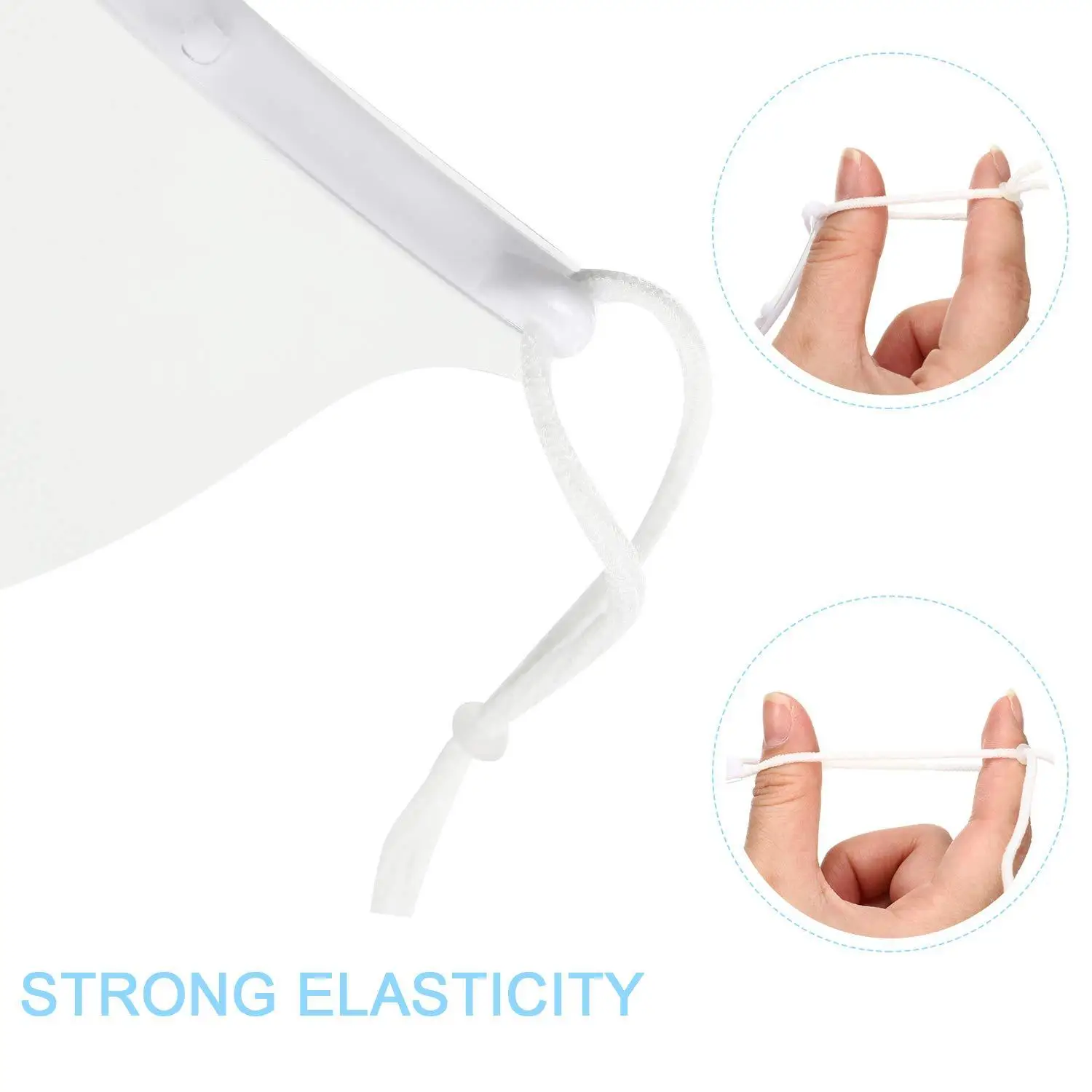 10Pcs Reusable Transparent Anti-fog Mask Shield Cover Restaurant School Plastic Anti-saliva Mouth Shield Beauty Tattoo Accessory