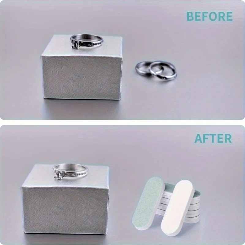 

10/20PC Polishing Double-Sided Strip Silver Bracelet Necklace Nail File Friction Polishing Short Long DIY Jewelry Tool Equipment