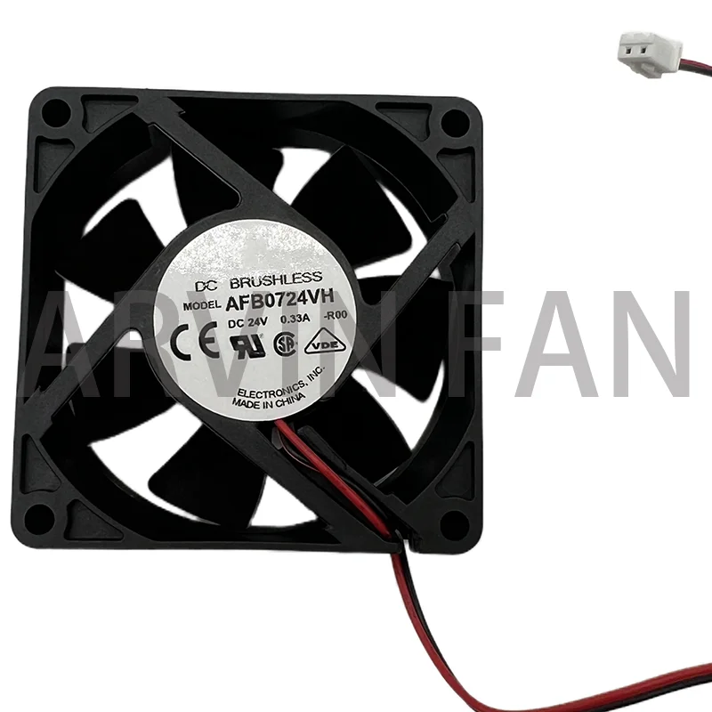 

Original AFB0724VH 7025 24V 0.33A 7CM Cm Inverter Double Ball Cooling Fan