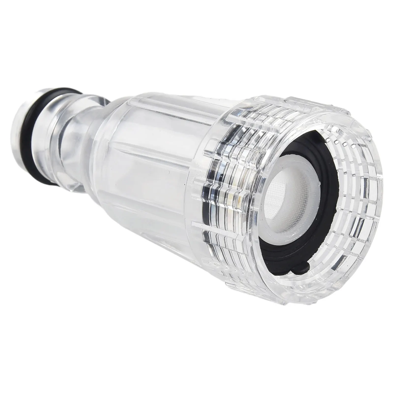 Water Inlet Connector with Integrated Filter for Cordless and Electric Pressure Washers to Prevent Debris Entry