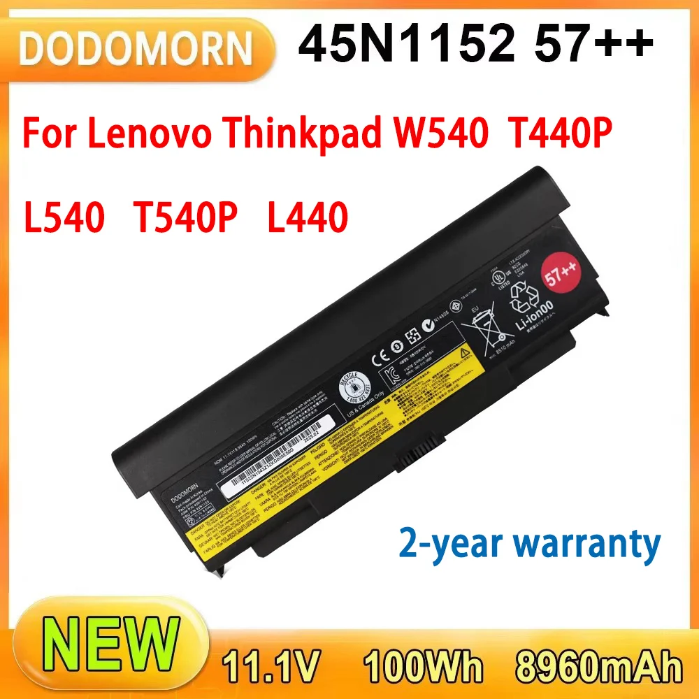 57++ Laptop Battery For Lenovo Thinkpad W540 T440P L540 T540P L440 Series High Quality Full Capacity 11.1V