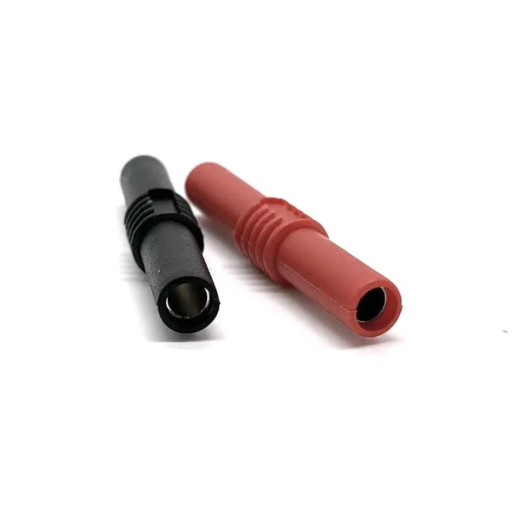 1-5PCS 4mm banana socket female adapter extension Insulated Banana plug Coupler  Banana Plug Coupler Connector