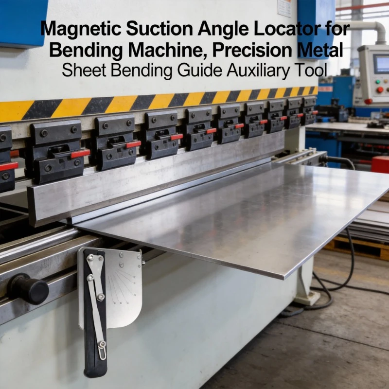 

Magnetic Suction Angle Locator for Bending Machine, Precision Metal Sheet Bending Guide Auxiliary Tool