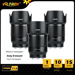 Объектив VILTROX 85 мм II F1.8 для Nikon Z Fuji X Sony E, полнокадровый портретный объектив с автофокусом, объектив Fujifilm X Nikon, объектив с креплением для камеры