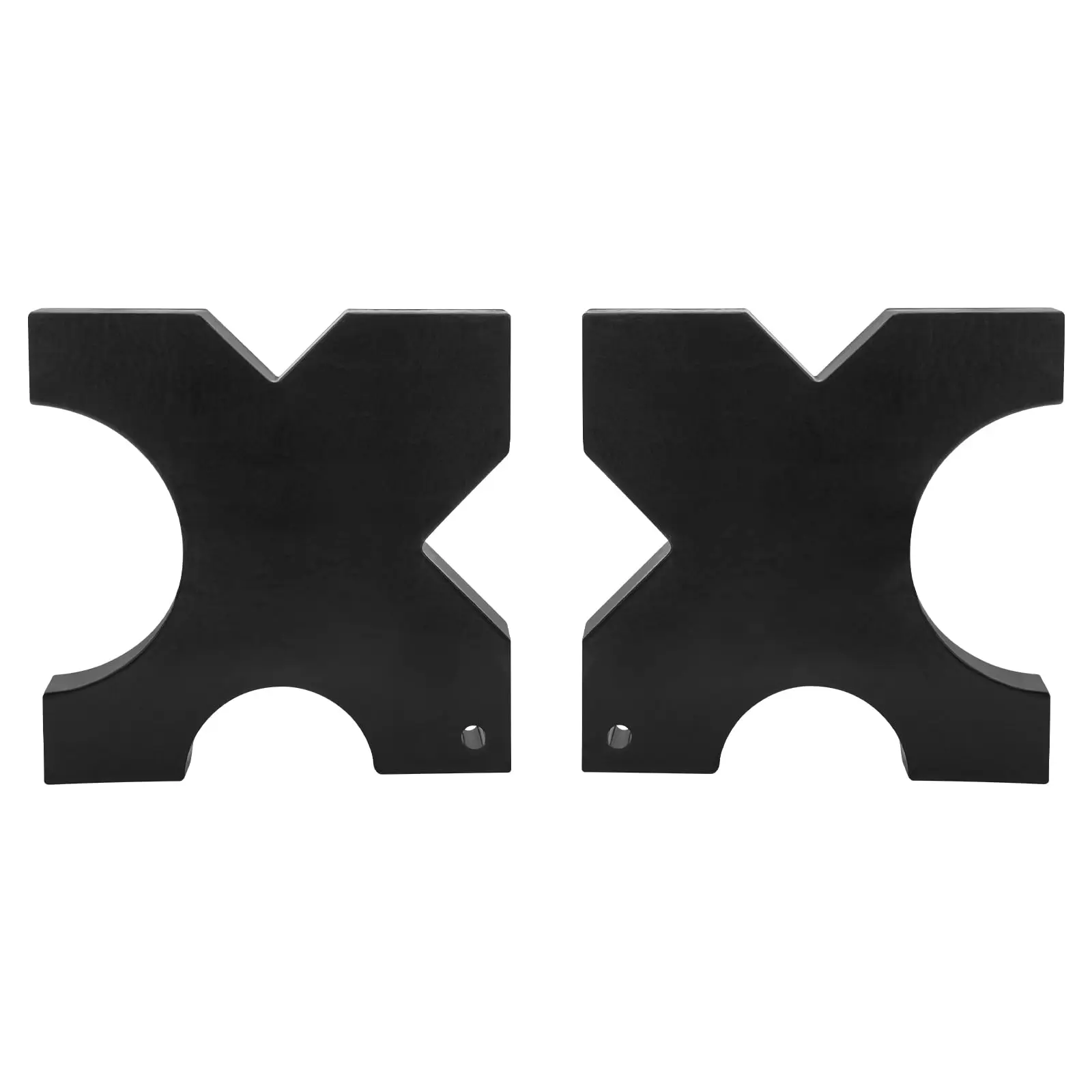 

1 Pair Arbor Press Plate, 20 Ton and 32 Ton H Frame Hydraulic Shop Press Bed Plates with 4 Notch Reloading Press Accessories 1 Inch