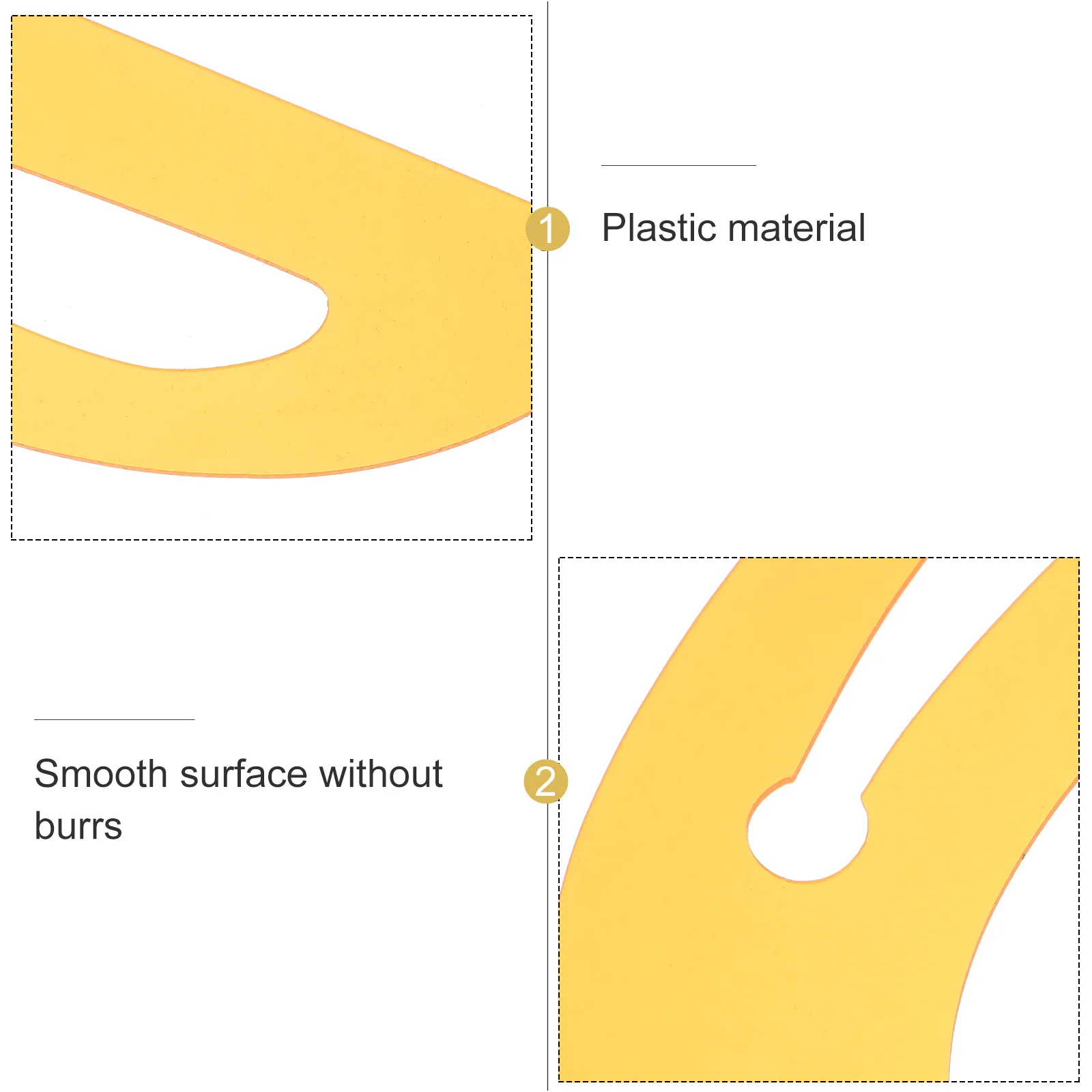 Design Curve Ruler Drafting Pattern Maker Sewing Rulers Cutting Tailor Plastic Smooth Surface Garment Proofing Curve Drawing