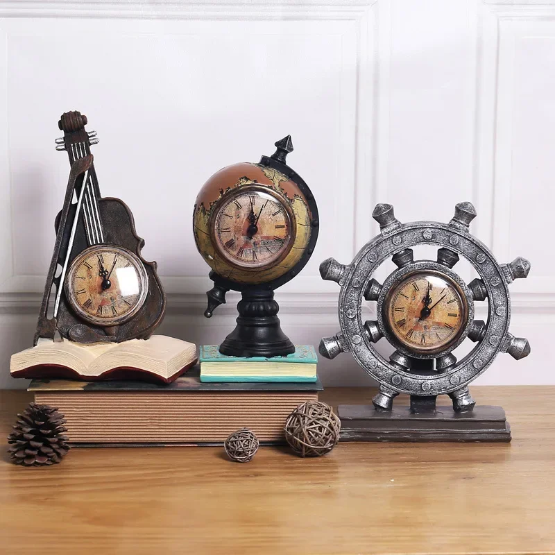 Retro resin phonograph ornaments Arts and Crafts Sculpture living room home accessories office room decoration Photography props